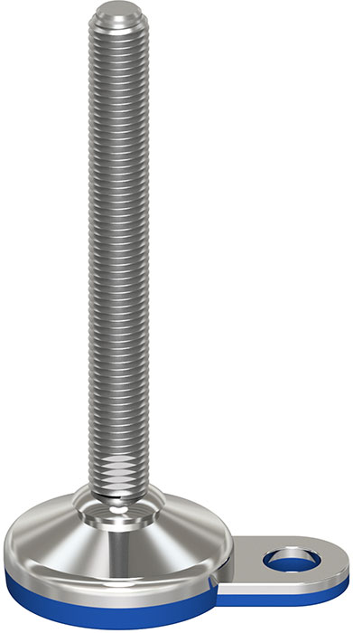 Hygienic-Style-Stainless-Steel-Foot-Articulated-Screw-Bolt-Down-Vulcanized-Rubber