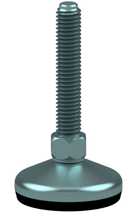 Zinc-Steel-Foot-Articulated-Screw-Vulcanized-Rubber