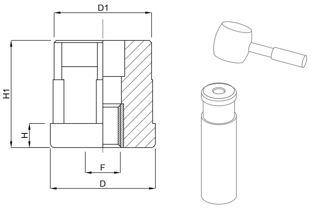 Heavy-Duty-Polyamide-Plug-Round-Nickel-Brass-Plated-Insert