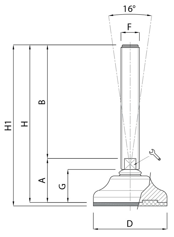 Polyamide-Foot-Mild-Steel-Screw-Articulated-16