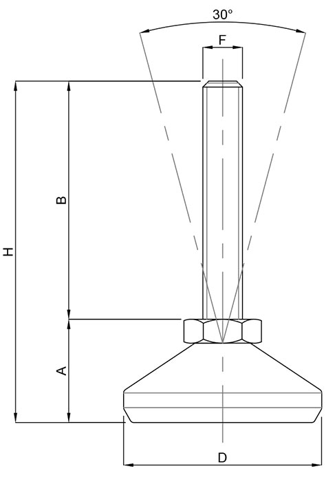 Polyamide-FootTilted-Mild-Steel-Screw-Mini-Line-Hexagonal-Wrench
